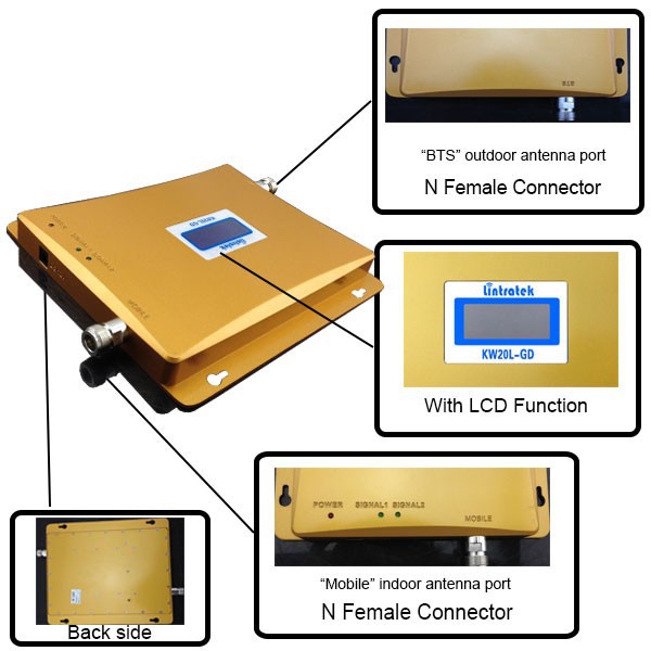 Lintratek Repetidor De Sinal GSM Repeater 900MHz + DCS 1800Mhz Cell Phone Booster Dual Band Celular Amplifiers Full Booster Sets