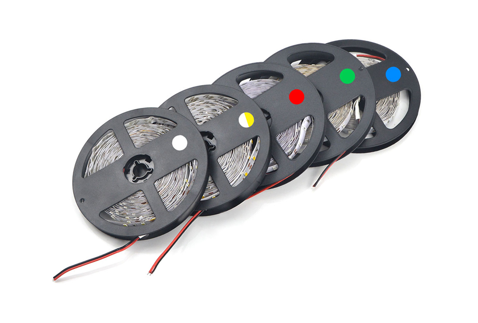 5m roll IP20 Non Waterproof DC 12V SMD 5630 60LEDs M LED Strip light lamp Lumens More Brighter Than 3528 2835 5050 SMD