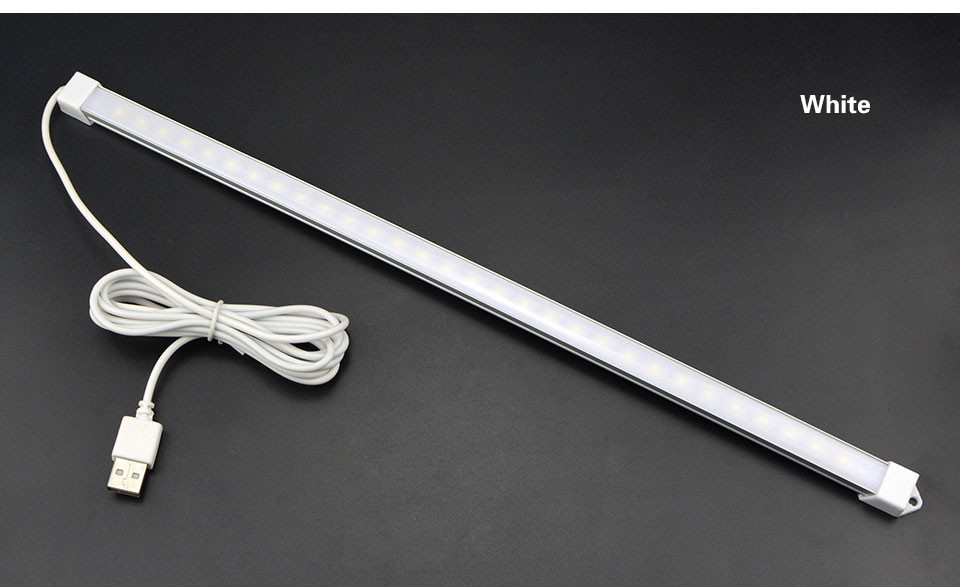 LED Night light USB LED Tube Rigid strip light DC5V 2835 SMD 3014 SMD LED lamp 30LEDs 35CM bulb Bar Reading Book Desk lamp