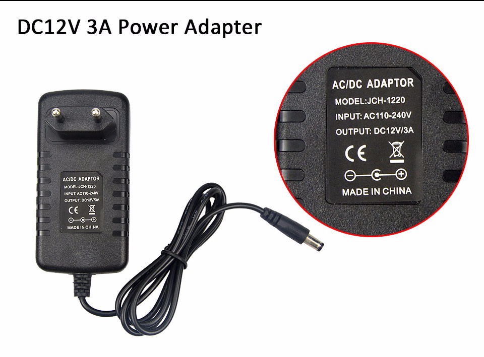 AC100V 240V to DC 12V 1A 2A 3A 5A 6A 8A lighting transformers Power Supply Adapter Converter Charger For LED Strip light