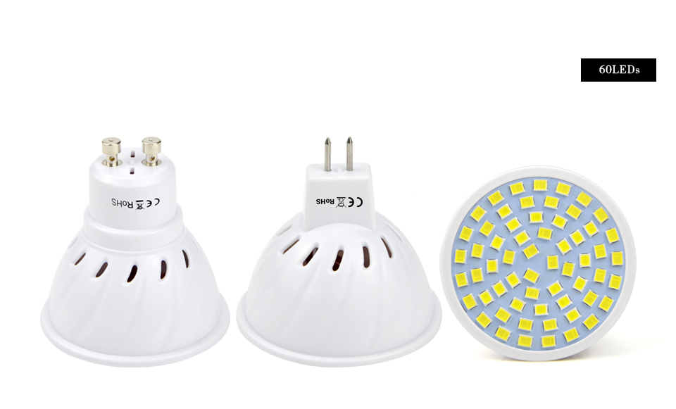 GU5.3 GU10 MR16 220V LED spotlight 3W 4W 5W 7W LED light Lamp LED bulb Downlight ceiling light Lamparas Warm white Lamp