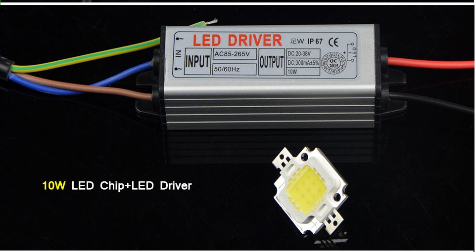 10W 20W 30W 50W 100W COB Integrated Chip LED light lamp bulb Power supply LED Driver For DIY Floodlight Spot light