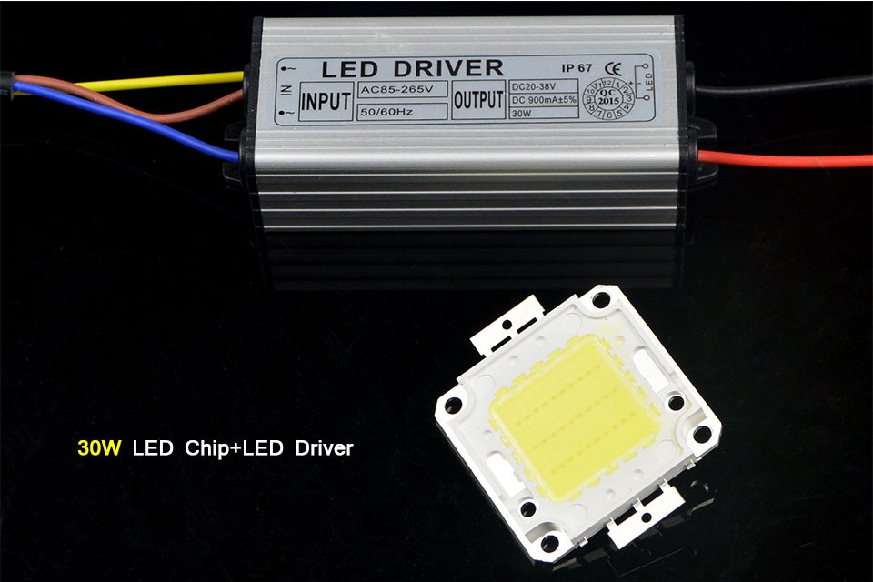 10W 20W 30W 50W 100W COB Integrated Chip LED light lamp bulb Power supply LED Driver For DIY Floodlight Spot light