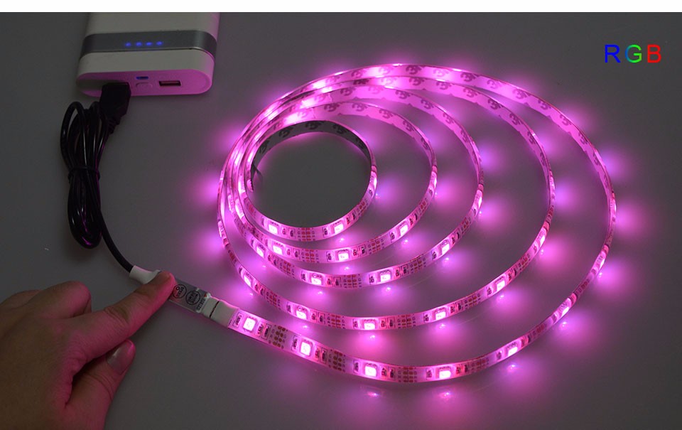 3528 SMD 5050 SMD LED Night light IP20 IP65 USB LED Strip Light DC 5V 1M 2M 3M 4M 5M RGB Lamp For TV Background home light