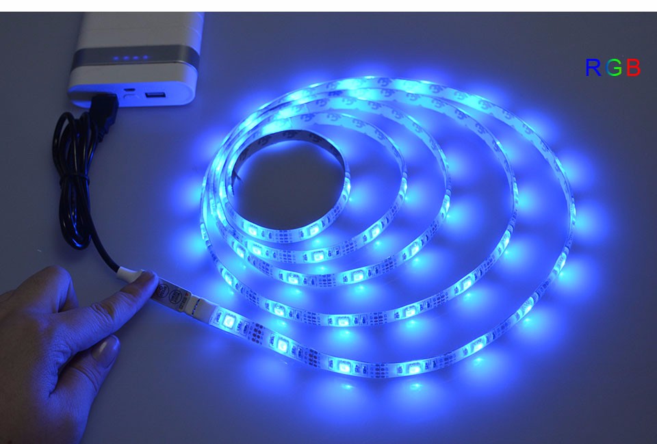 3528 SMD 5050 SMD LED Night light IP20 IP65 USB LED Strip Light DC 5V 1M 2M 3M 4M 5M RGB Lamp For TV Background home light