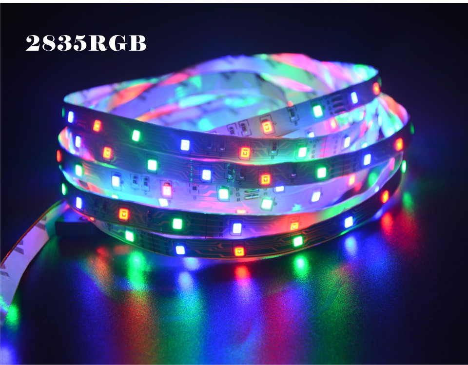 3528 2835 SMD 5M 300 LED Strip RGB Decorative light tape String 60LEDs M DC12V LED Ribbon For Pathway Kitchen Night lighting