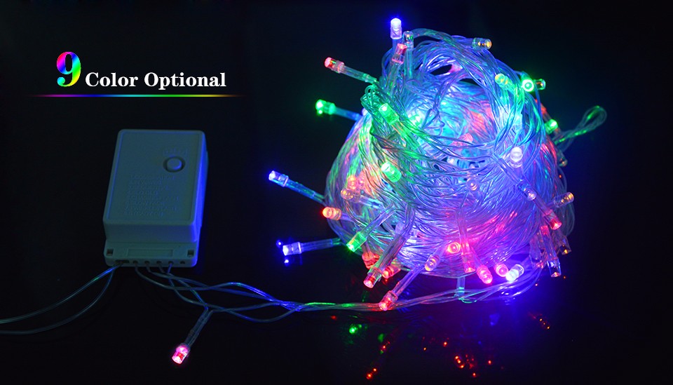 20M 220V EU plug LED String Light Waterproof 200 LED Christmas Wedding Party Decoration Lights outdoor Waterproof led lamp