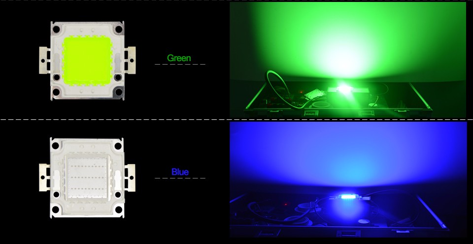 10W 20W 30W 50W 100W RGB LED light COB Integrated Diodes chip lamp Bulb For Flood light flashlight Projector Outdoor lighting