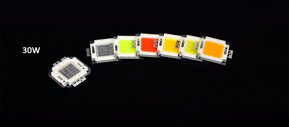 LED COB Integrated Diodes chip lamp 7colors 10W 20W 30W 50W 100W Bulb RGB For Floodlight flashlight emergency lights