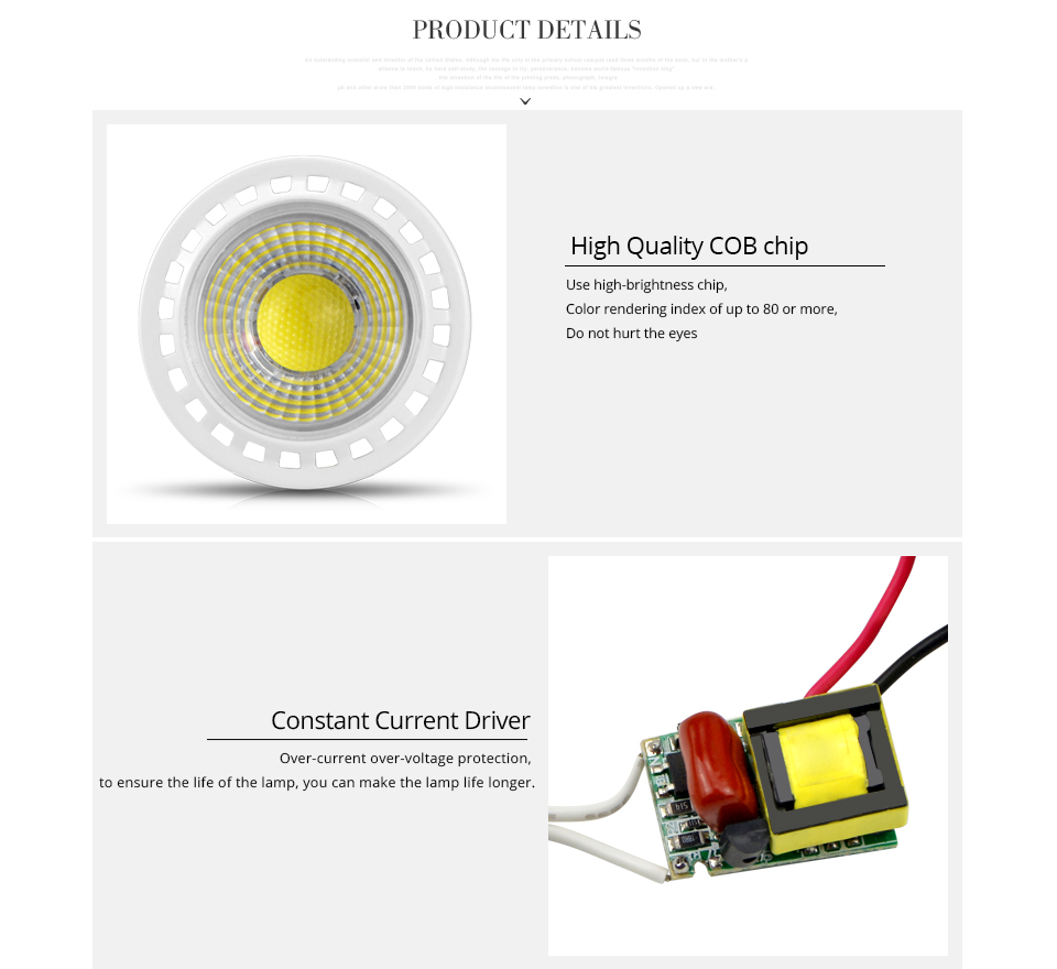 AC DC 12V 24V GU10 LED lamp light 3W 5W 7W COB led spolight LED bulb indoor home lighting Aluminum 85V 265V lamparas