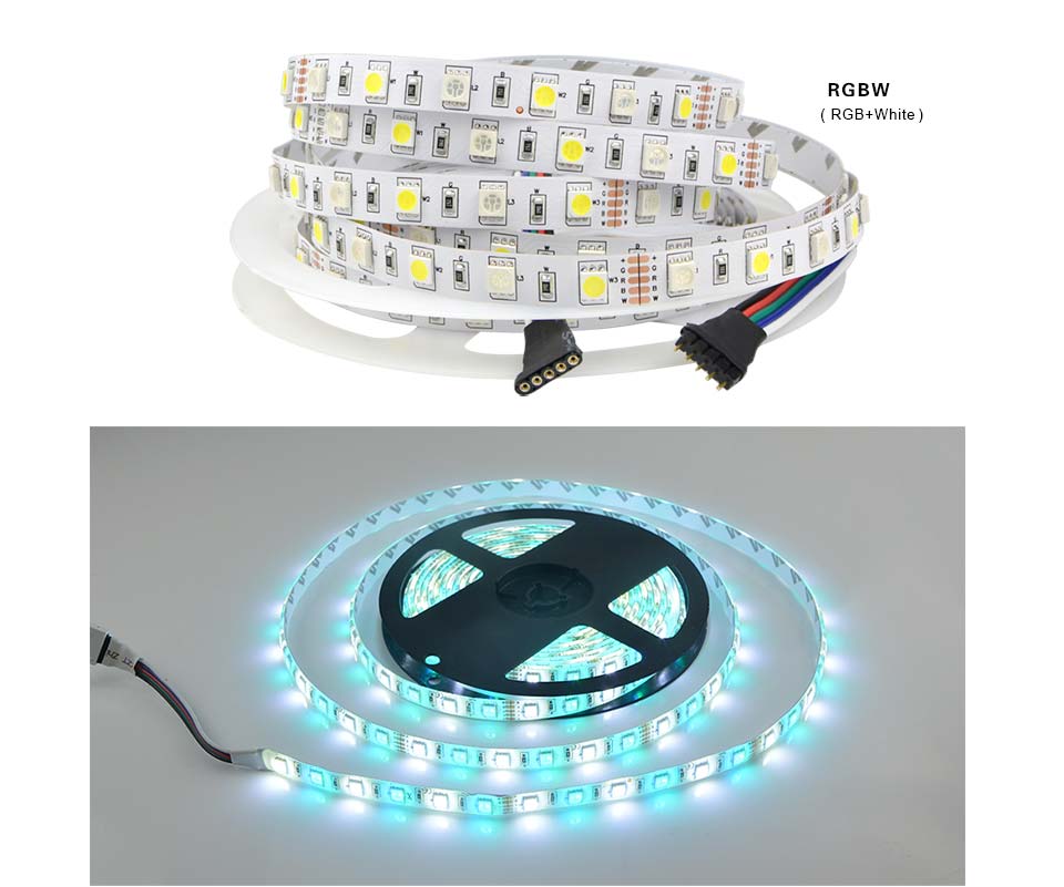 IP20 IP65 Waterproof DC 12V 5050 SMD LED Strip Light RGB LED Light ribbon tape lamp Home string indoor outdoor lighting