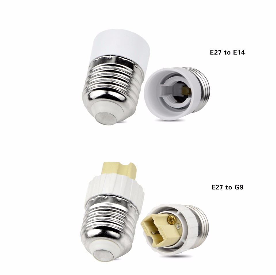 LED bulb Screw Base Lamp Socket Holder A220V 110V E14 E27 B22 GU10 E12 G9 LED Light Adapter for LED bulb 5W 7W 9W 15W