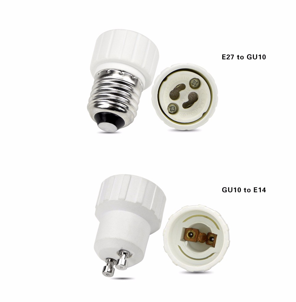 LED bulb Screw Base Lamp Socket Holder A220V 110V E14 E27 B22 GU10 E12 G9 LED Light Adapter for LED bulb 5W 7W 9W 15W