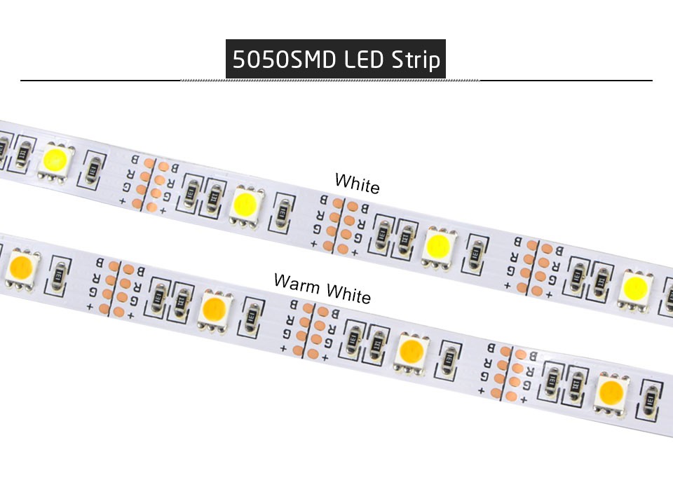 Non Waterproof Tape USB LED Strip light 3528 5050 SMD 0.5m 1m 2m 3m 4m 5m DC 5V TV Background Lighting Decorative Lamp