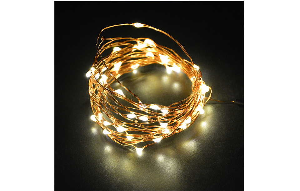 DC 5V USB Powered LED holiday light 5M 10M Copper Wire LED string light Outdoor Fairy LED Strip Christmas Wedding Party Decor