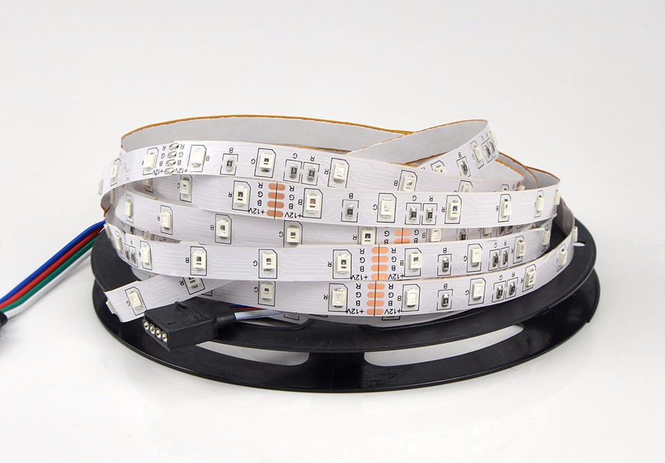 2835 SMD 10M 2x5M RGB LED Strip light 60LEDs M 24Key Remote Controller 12V 3A Power Adapter For Indoor Decor Ribbon Tape