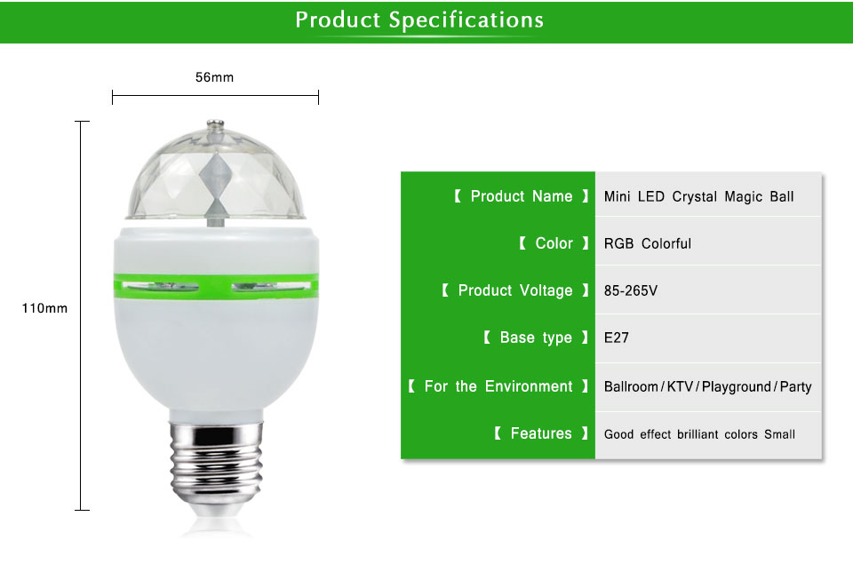 E27 RGB LED night light 110V 220V 85 265V LED bulb holiday led lamp E27 lamp base Holders Adapter EU US plug for home lighting