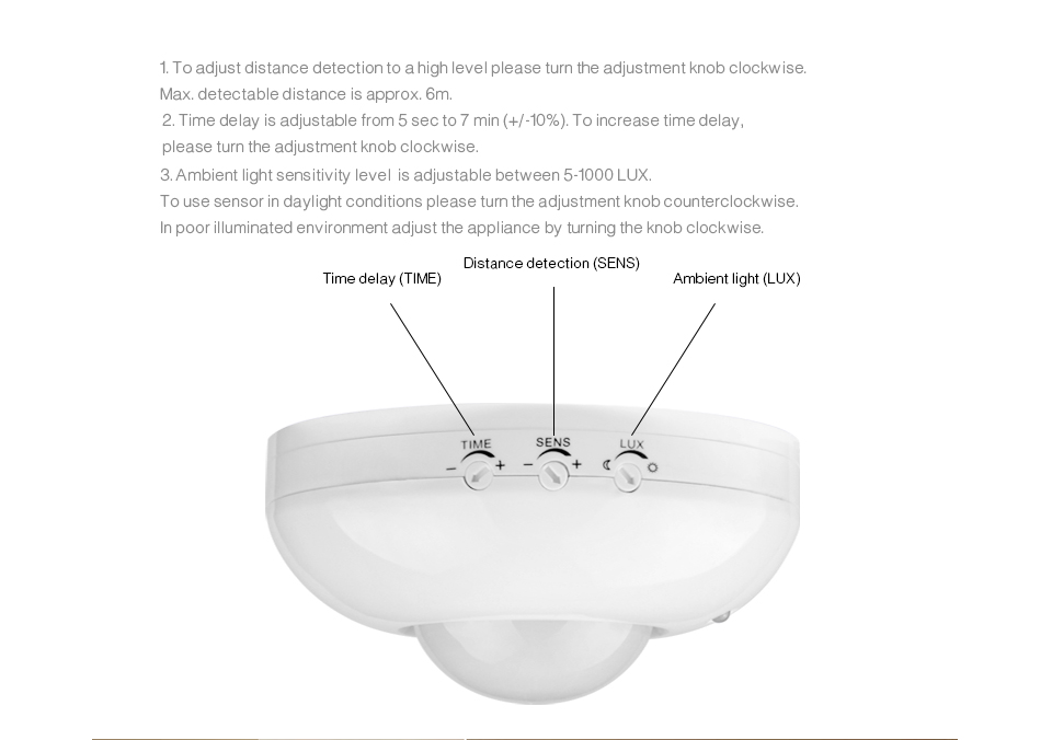 AC 110V 240V 360 Degree PIR Sensor IR Infrared Motion Sensor light Switch Ceiling Recessed PIR Switch Detector for led lamp