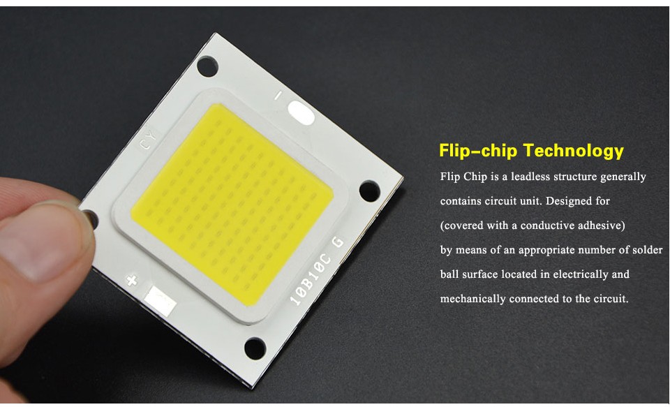 1Pcs 30 32V COB High Power 20W 30W 50W 70W 100W LED Integrated Flip Chip lamp For outdoor Flood light Spotlight Bulb