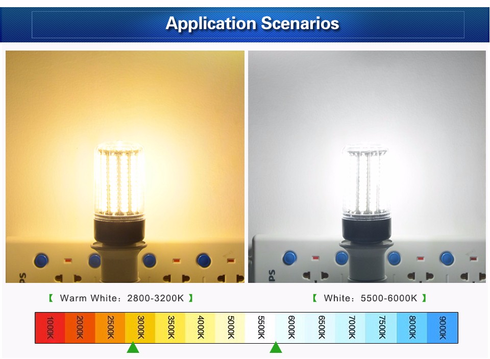 LED Bulb lamp Aluminum plate smart IC SMD 5736 LED corn light 85 265V E27 E14 15W Lumen more excellent than 5730 2835 SMD