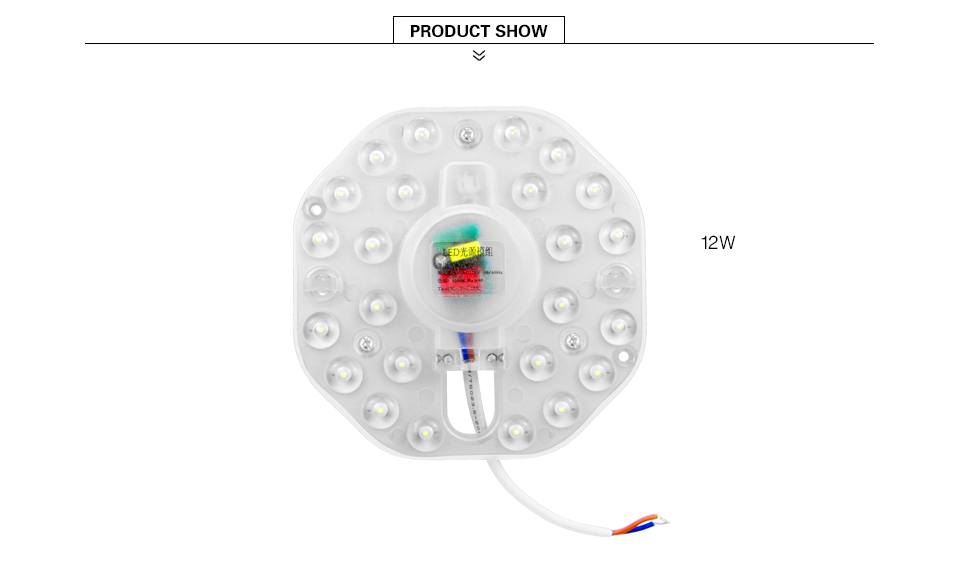 220V 2835 SMD LED Lamp Bulb panel Ceiling light source 12W 18W 24W 32W Downlight spot Modified Light Source Indoor Lighting Tube