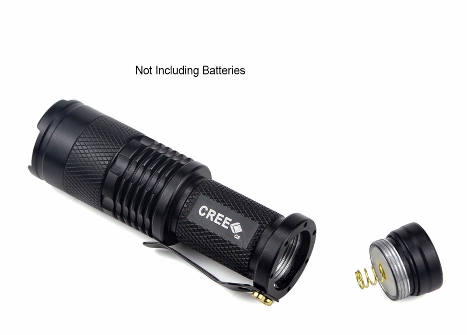 Portable CREE Q5 XML T6 Waterproof Aluminum LED Flashlight lanterna Zoomable Torch lights For Camping Outdoor Night lighting