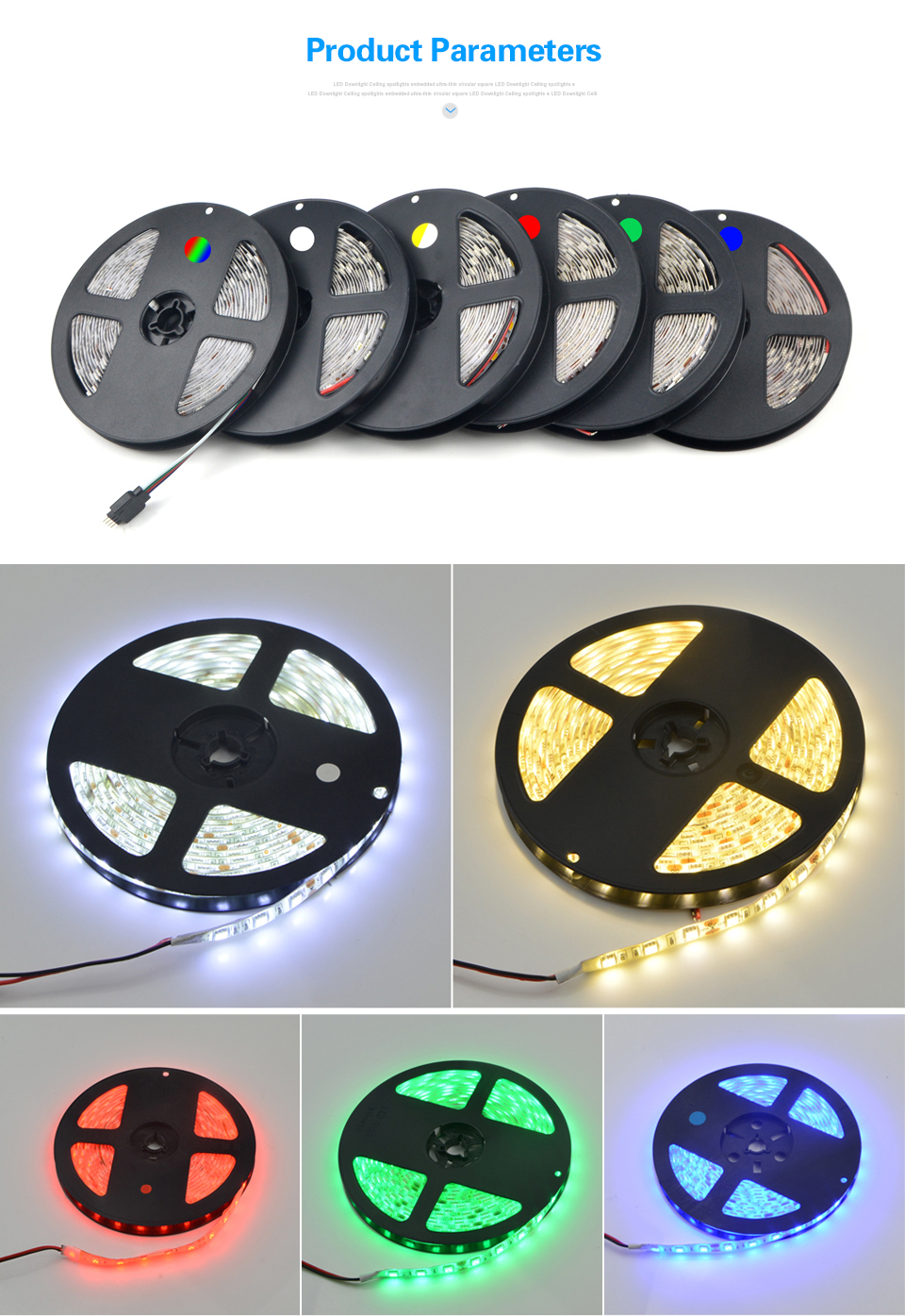 IP20 no Waterproof DC12V 5m RGB RGBW RGBWW Ribbon led strip light 5050 SMD LED string light decoration lamp Tape Indoor lighting