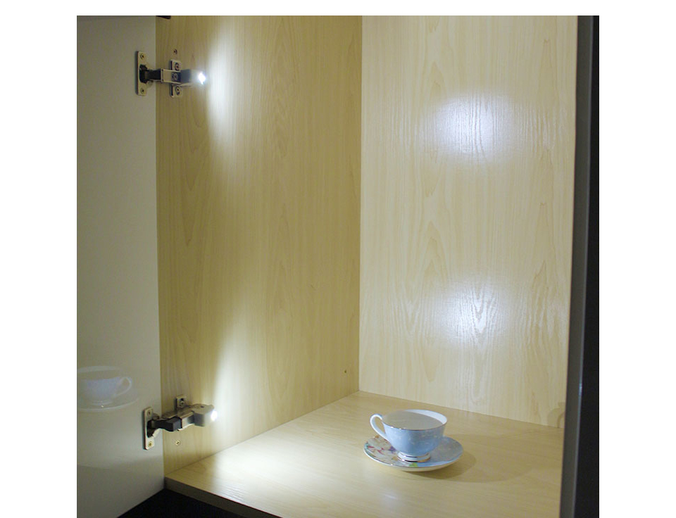 10Pcs Night light Universal Cabinet Wardrobe Hinge LED light 0.3W Bulb Closet Cupboard Door lamp Auto Switch ON OFF