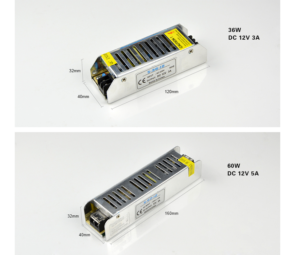 220V to 12V 3A 5A 8A 10A 12A 15A 16A 20A 30A Lighting Transformer LED Power Supply Adapter LED Switch Driver for LED strip light