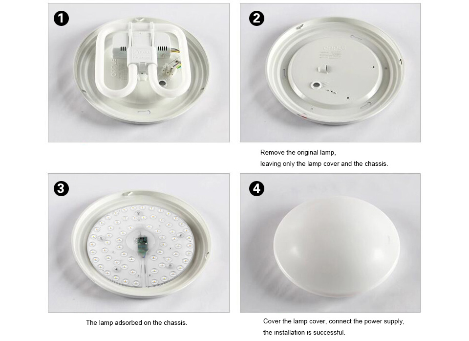 220V Dimmable 24W 32W LED light Source Ceiling Downlight Color Temperature Changeable lamp Module Replace 40W 50W CFL Tube Bulb