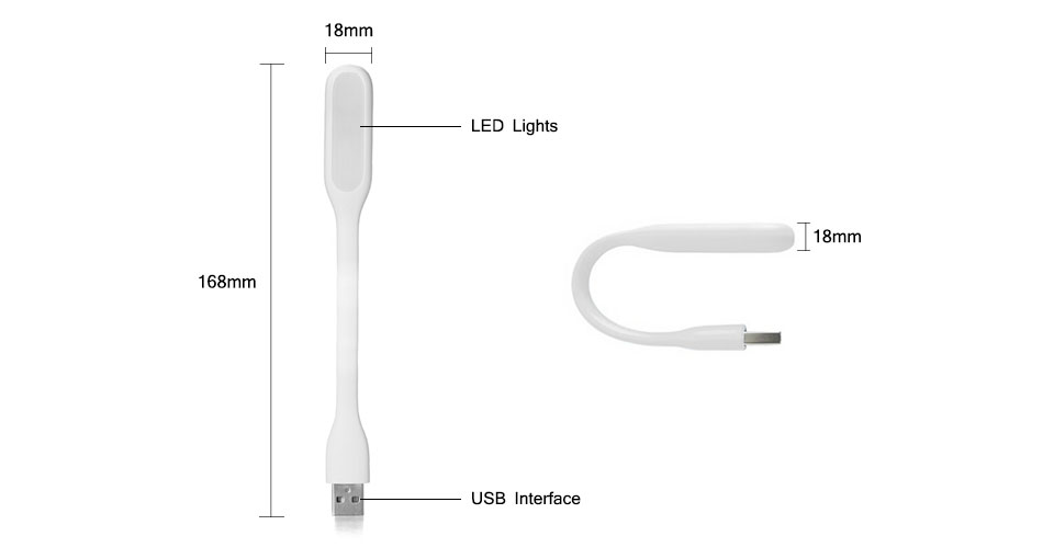 Mini LED lamp USB Led book light Reading light Colorful night light Ultra Bright Flexible bulbs for Notebook Laptop PC Computer