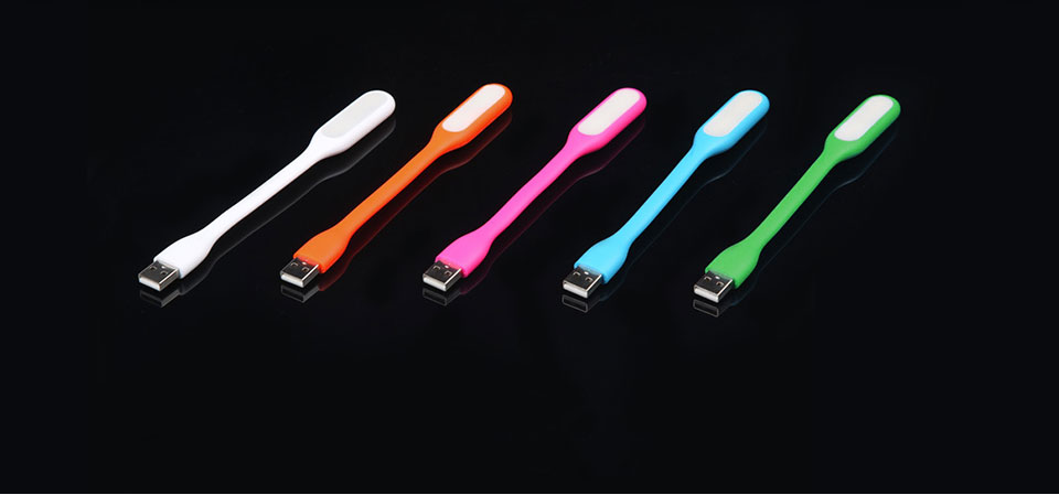 Mini LED lamp USB Led book light Reading light Colorful night light Ultra Bright Flexible bulbs for Notebook Laptop PC Computer