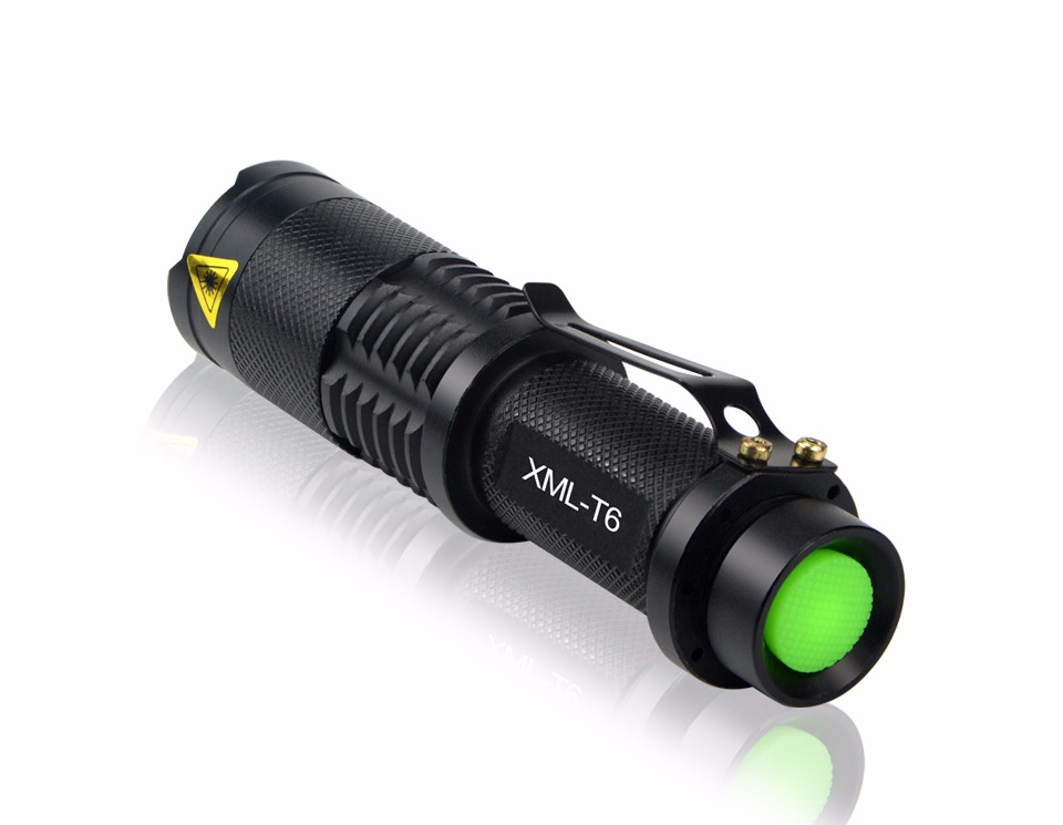 Portable Lanternas Led CREE XM L T6 Mini Flashlight Linternas 2300 Lumens Zoom In Out Lights Searchlight Flash Lights