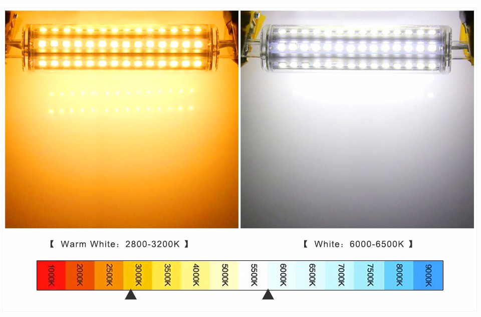 R7S LED corn lamp Lamparas 5W 10W 12W 15W 85 265V 220V 110V LED flood Light SMD 2835 78mm 118mm 135mm 189mm Bulb For floodlight