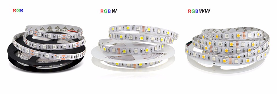 5m lot DC 12V RGB RGBW RGBWW LED Strip Light 5050 SMD 60 LED m IP20 IP65 Waterproof Tape lamp Home lighting String light