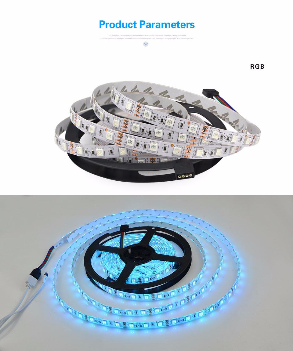 5m lot DC 12V RGB RGBW RGBWW LED Strip Light 5050 SMD 60 LED m IP20 IP65 Waterproof Tape lamp Home lighting String light