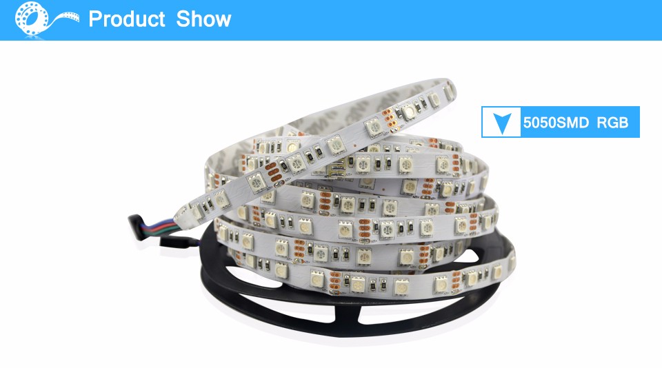 5M RGB 5050 SMD LED Strip light String Ribbon DC12V 300 LEDs Tape 44Keys IR Remote Controller For Indoor lamp Decor lighting