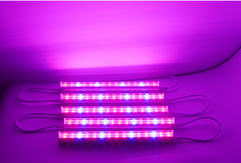 25W 85 265V 110V 220V EU plug switch LED Grow light plants Growth lamp Bar light 660nm Red 450nm Blue bulb For Flower fruit