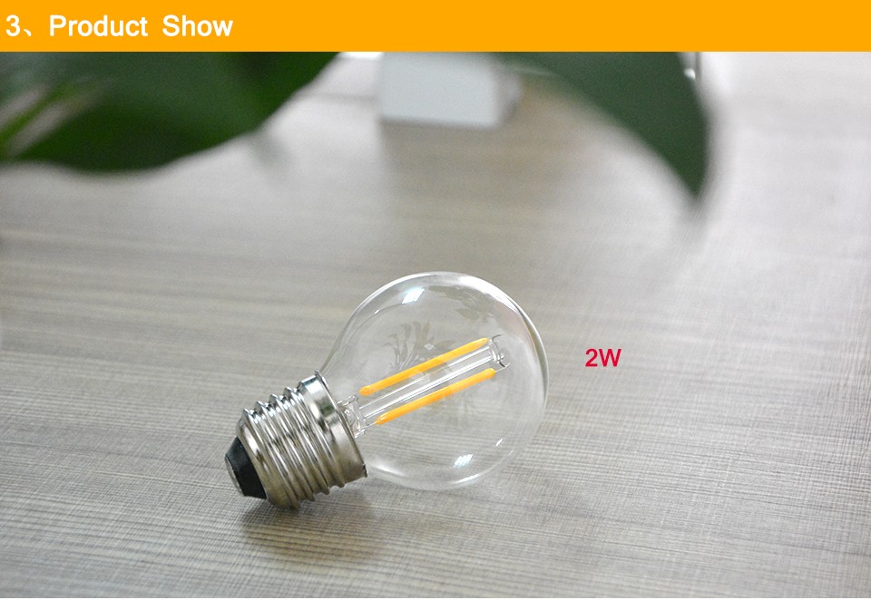 110V 220V 85 265V E27 2W 4W 6W 8W Antique Edison Incandescent LED Bulb COB Filament LED lamp For Art light lighting