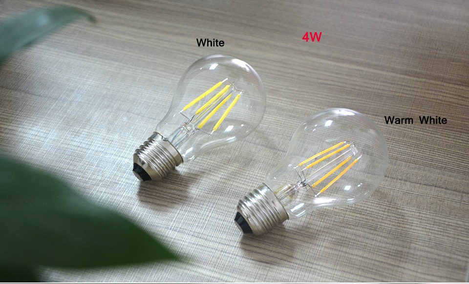 110V 220V 85 265V E27 2W 4W 6W 8W Antique Edison Incandescent LED Bulb COB Filament LED lamp For Art light lighting