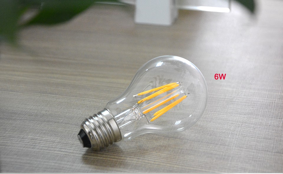 110V 220V 85 265V E27 2W 4W 6W 8W Antique Edison Incandescent LED Bulb COB Filament LED lamp For Art light lighting