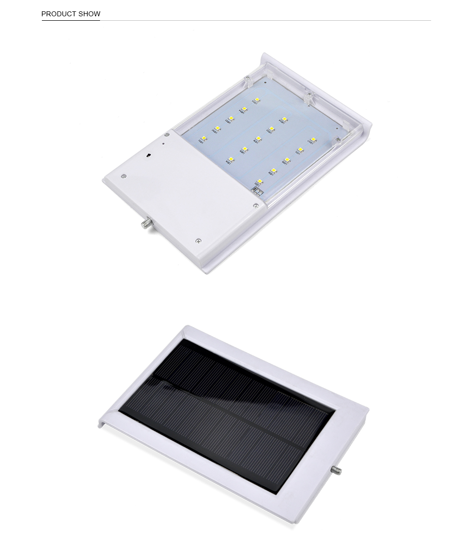 Solar Street Light IP65 Waterproof solar panel light outdoor lighting Solar Powered sensor Control Night Security Wall lamp