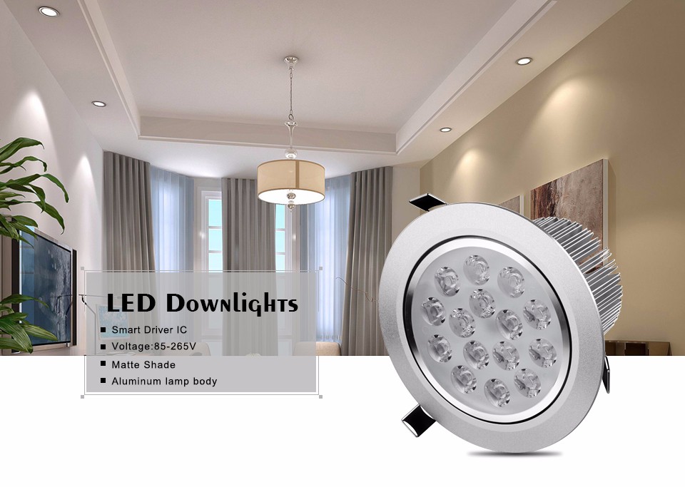 Wall Lamps 85 265V 3W 5W 7W 9W 12W 15W 18W LED Downlight Ceiling Panel light Bulb Driver For dinning kitchen lights