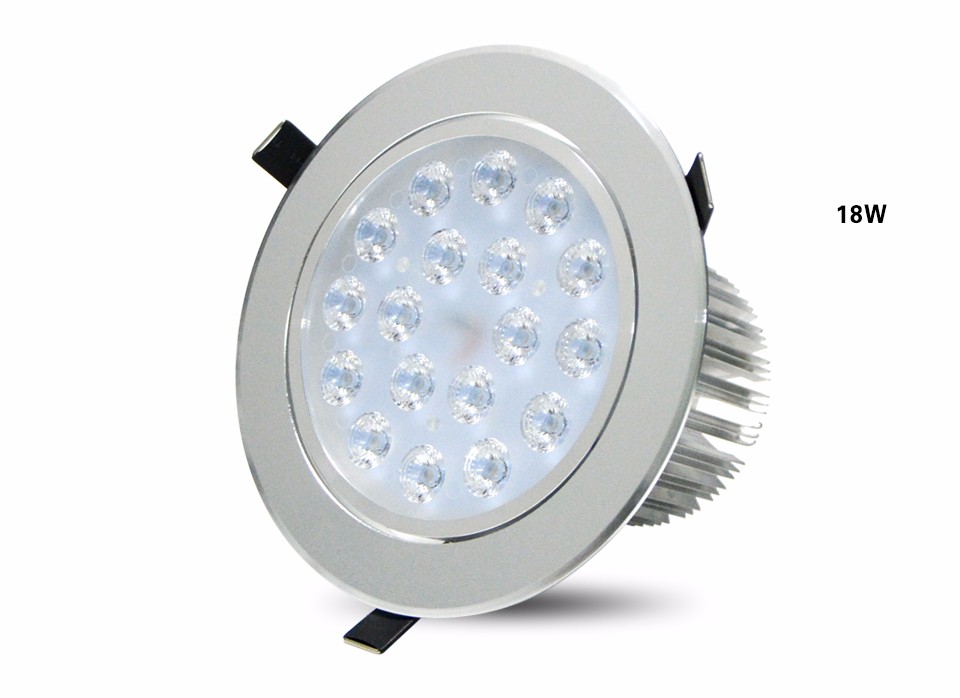 LED Downlight 85 265V 3W 5W 7W 9W 12W 15W 18W LED Recessed Spot light Bulb Ceiling down Light Panel Lamp with Driver Lighting