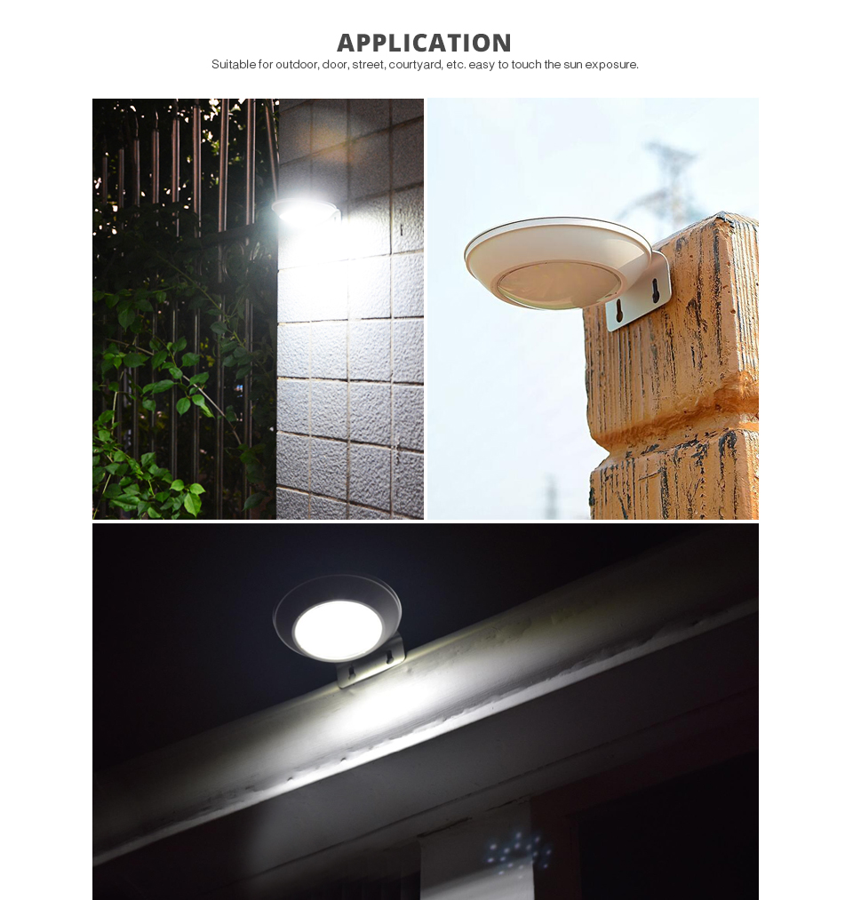 16 LED Solar Lamp Radar Motion Sensor Solar light Waterproof IP65 Modern Outdoor Lighting Garden Security Street light Wall Lamp