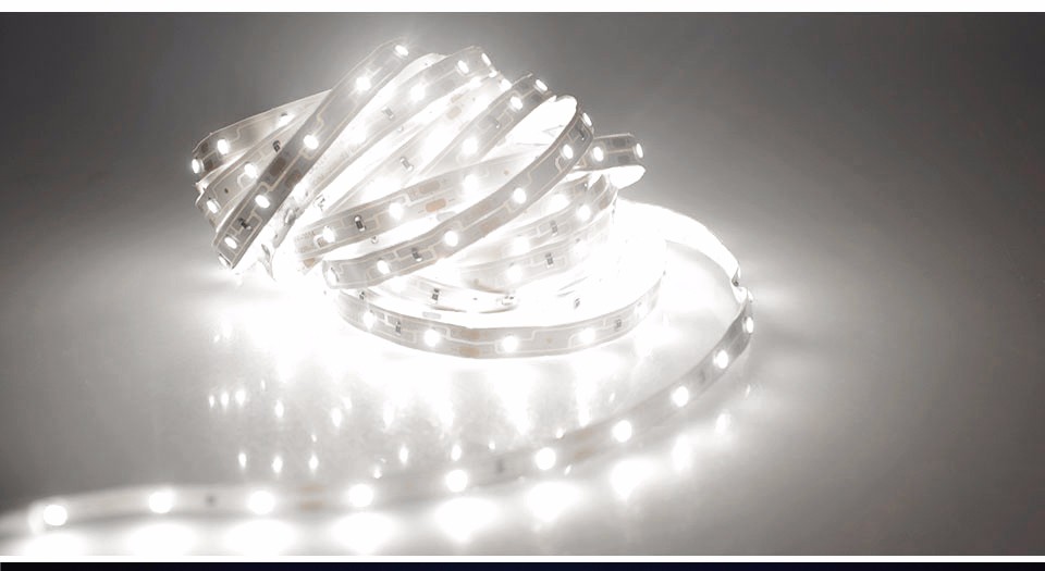 RGB LED strip light 2835 3528 DC12V 5M 300led flexible ribbon or 24Key Reomote Controller or 12V 3A power adapter