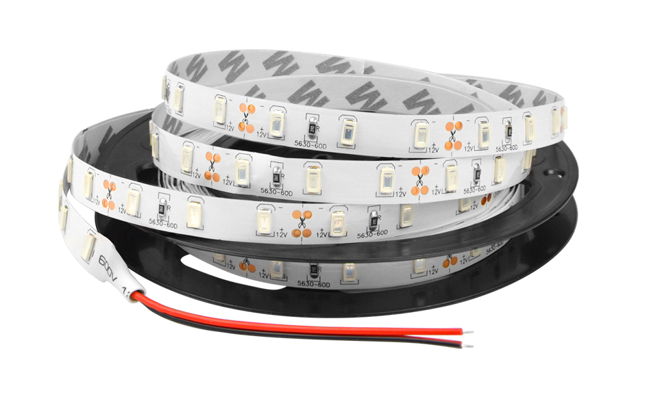 IP20 IP65 Waterproof 5m SMD 5630 LED strip light DC 12V LED light 60leds m Led Fiexble Ribbon Tape Home Decoration Lamp