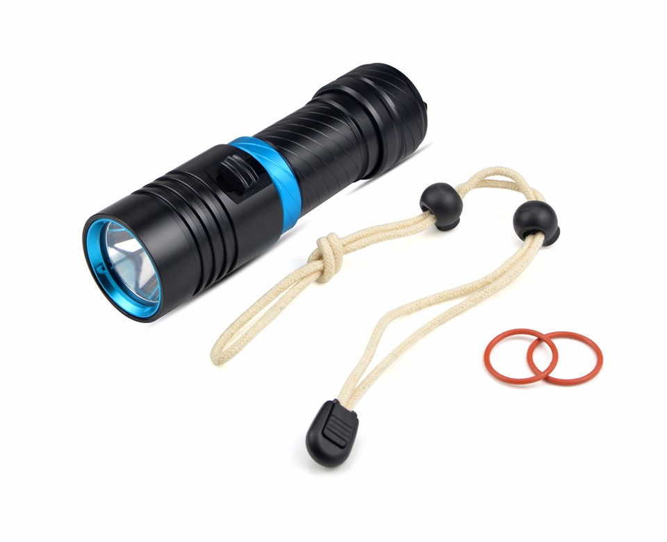 IP68 Waterproof Portable CREE XML L2 LED Sealing Diving Flashlight Underwater Lights For Outdoor Camping Fountain Diver lighting