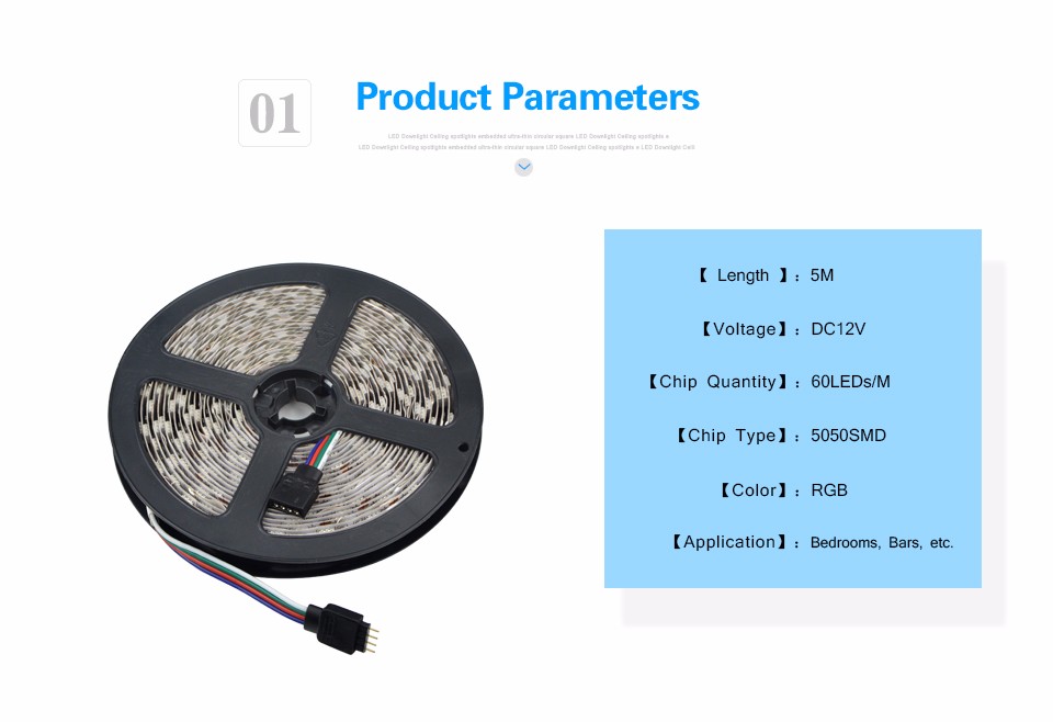 IP20 10M 2 x 5m 5050 SMD RGB led strip light Lamp DC12V 3A Power Supply adapter 24Key Remote Control home lighting tape