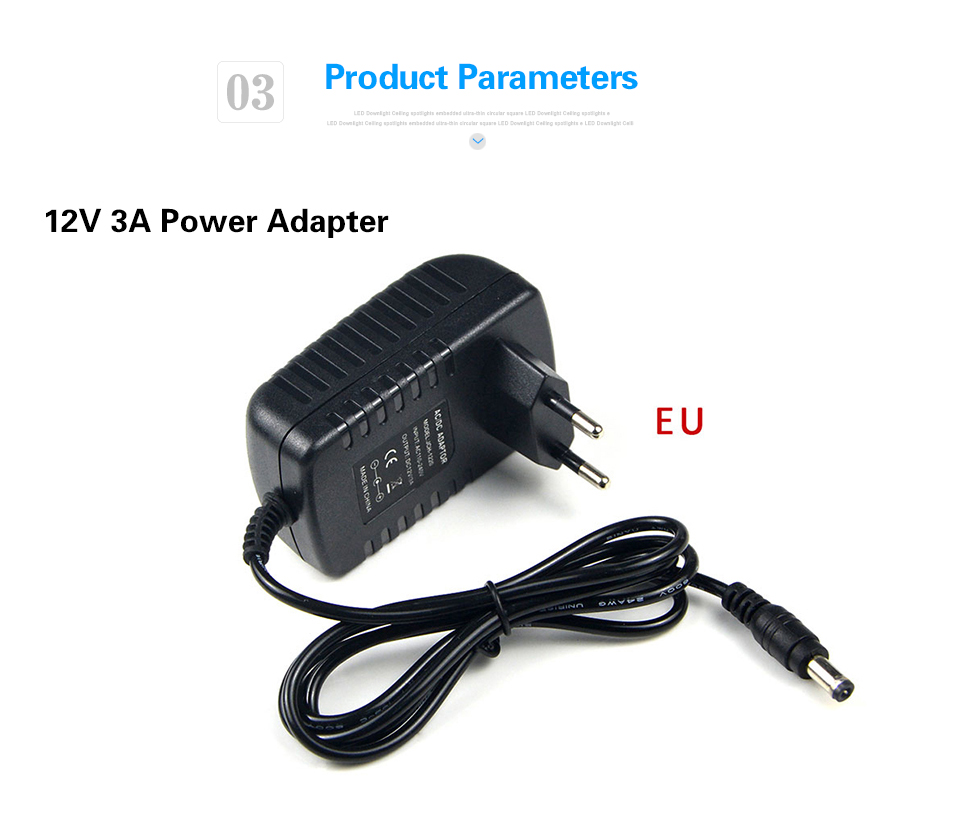 5050 SMD RGB LED Strip light IP20 IP65 wat DC12V 60LEDs m 5m Flexible LED Light 3A power supply adapter remote control